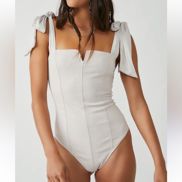 Free People Tops - Free People Intimately Lola Bodysuit Ivory Women’s Medium
